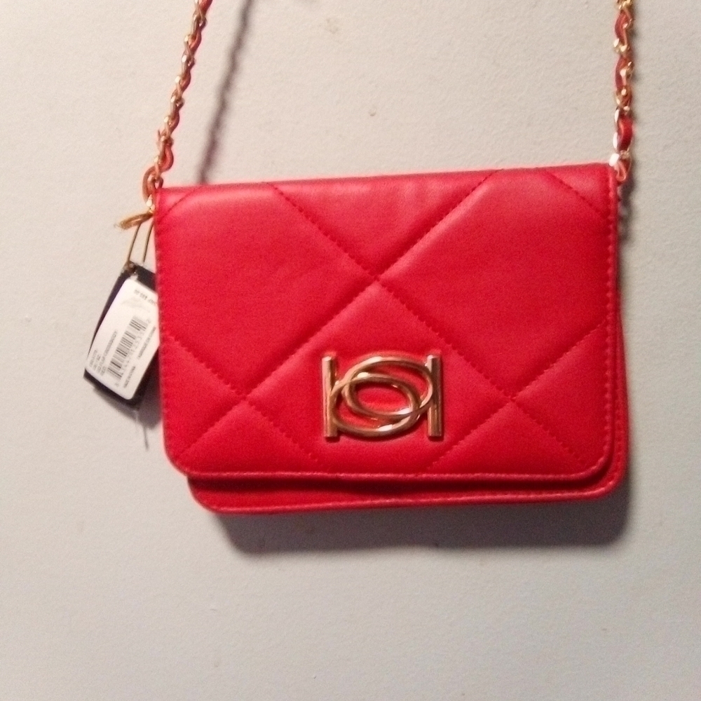 BEBE crossbody red NWT purse. - Picture 3 of 7